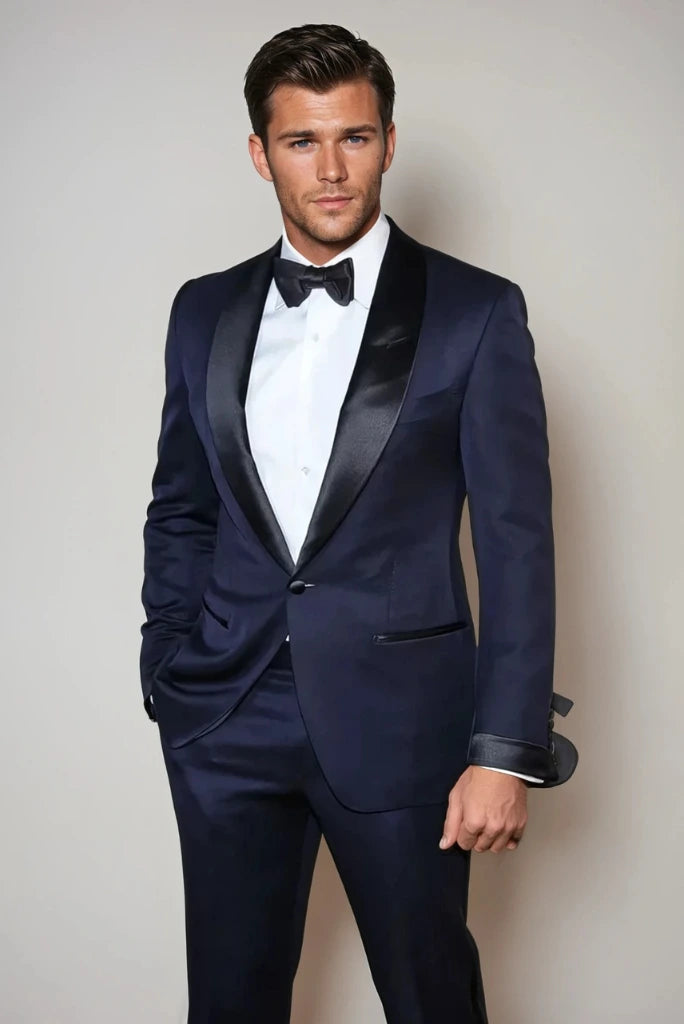 Men Tuxedo Blue Suit Navy Blue Suit Wedding Blue Suit Wedding Gift