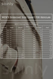 Men Overcoat Size Chart Sainly