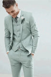 Sage green wedding suit for men