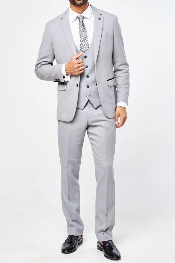 Gray Pis Coat Pant Image Slim Fit Suits For Men MAGE MALE Slim Fit