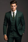 Men Hunter Green Suit Wedding Wear Suit Formal Green Suits Sainly