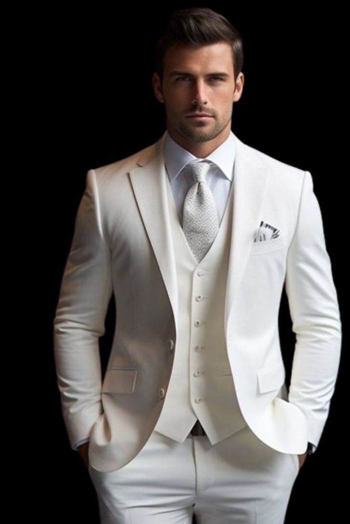 Setup your men's fashion with a Stylish Off-White Suit