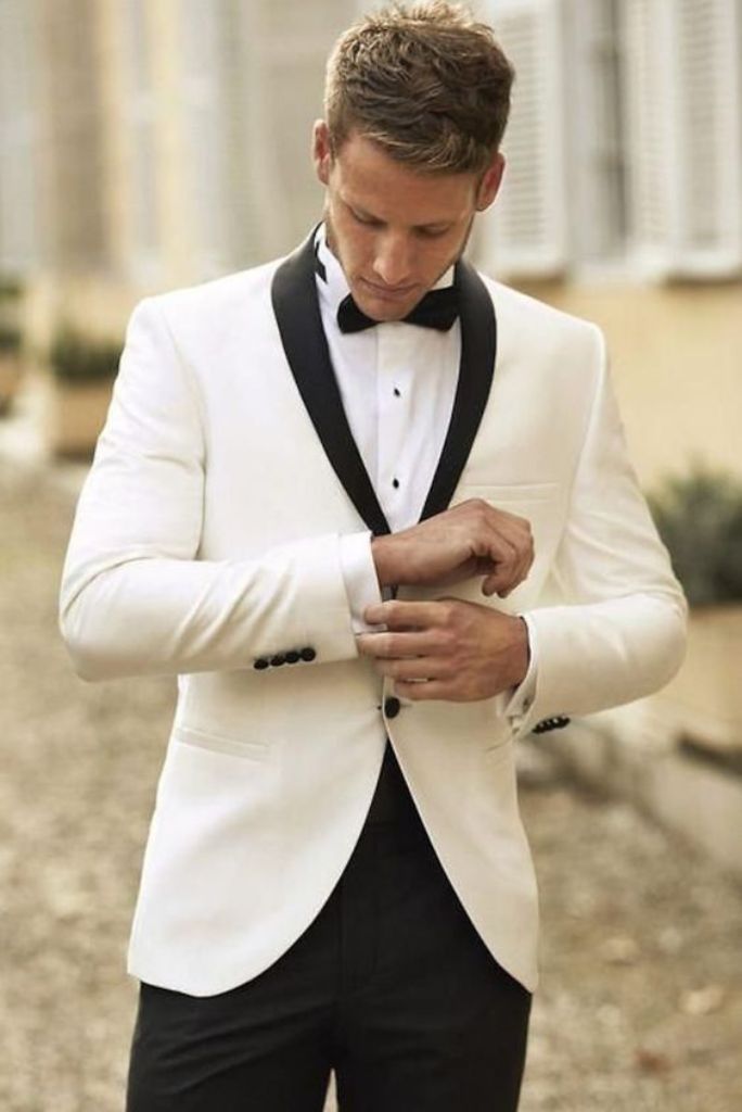 Men Tuxedo Piece Suit Wedding Suit Dinner Suit Groomsmen SAINLY