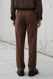 Stylish Brown Men’s Casual Pants(Back)