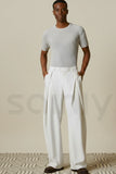 Men’s White Casual and Formal Trousers