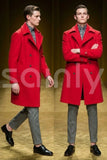 Men’s casual business tweed coat