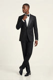 Mens black party wear tuxedo outfit