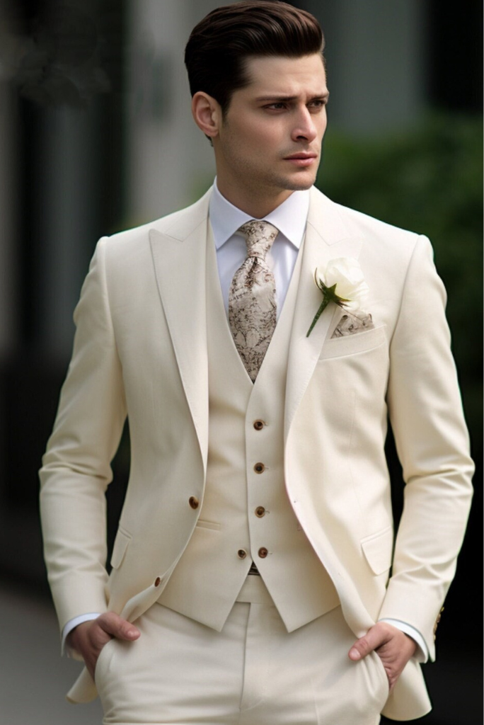 Men Cream Suit Wedding Suit 3 Piece Suit Dinner Suit Cream Sainly men-cream-suit-wedding-suit-3-piece-suit-dinner-suit-cream-sainly
