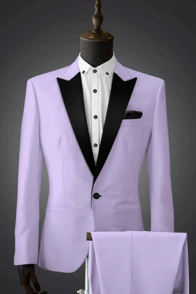 MEN SUITS, Suits for men purple Tuxedo wedding suit, Dinner Suits Bespoke - formal fashion suit - prom wear