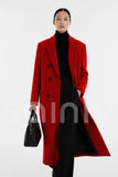 Women’s Red Tweed Vintage Overcoat Front
