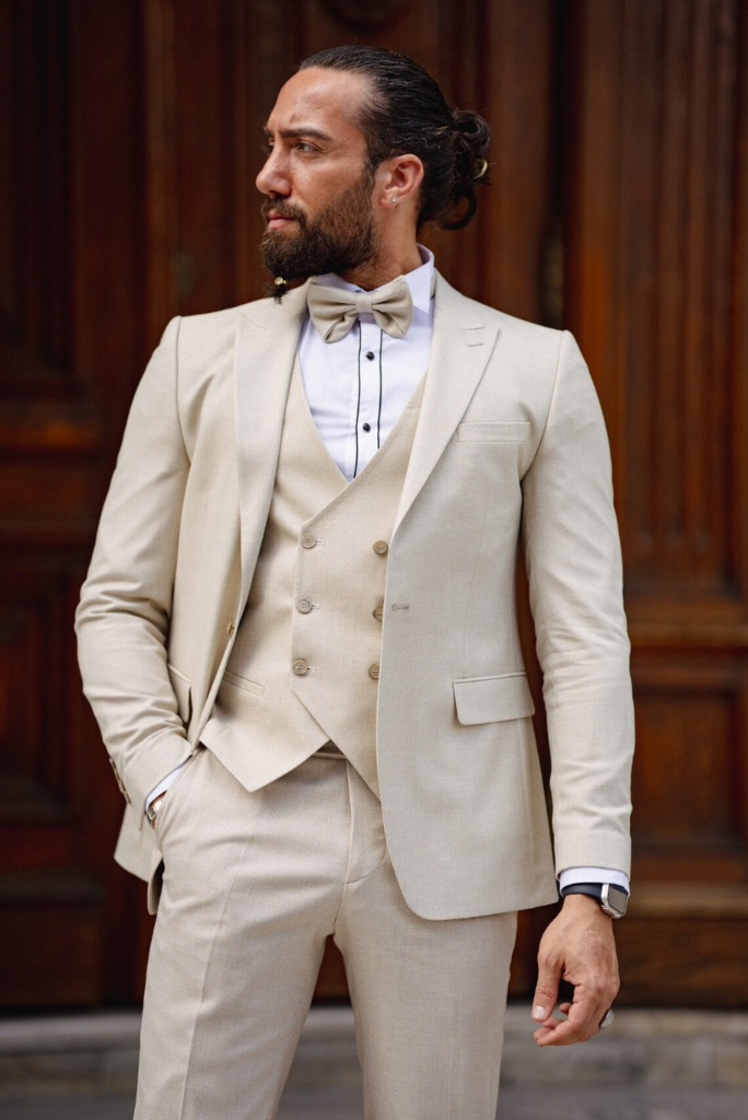 Men Suits Brown 3 Piece Slim Fit Men Stylish Suit Groom Wedding Suit Men Clothing Suit for Men Elegant Men Suit Man Wedding Suit 42 / 38