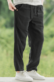Men's Linen Trouser Pant Casual Pant Linen Ankle Formal Pants Sainly
