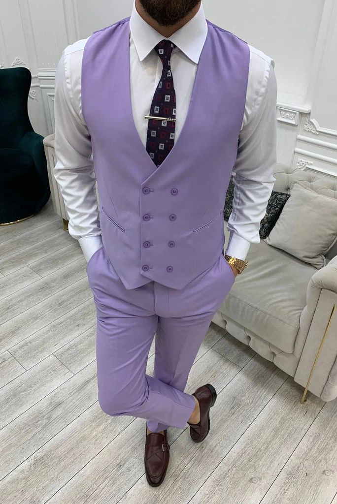 Lavender waistcoat sales