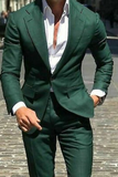 Green Suit Men Two Piece Suit Green Wedding Dinner Green Suits Sainly