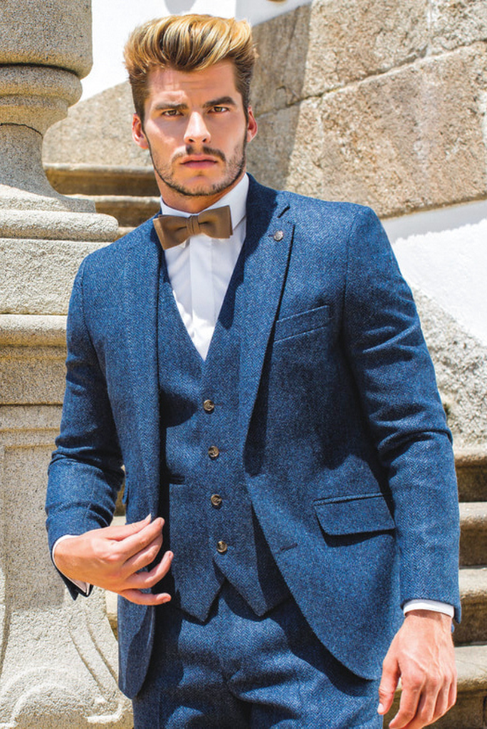Shop For Elegant Teal Blue Suit For Men For Prom– SAINLY