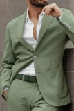 Men Green Coat Engagement Blazer Gift For Him Wedding Outwear Sainly