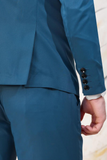 Mans 2 Piece Tuxedo suit Classic Blue Suit Formal Wedding Suit Slim Fit Suit Dinner Suit Groomsmen Elegant Gift For Him