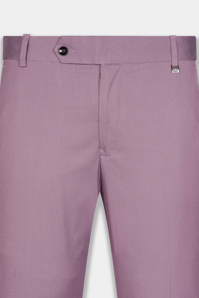 Men Office Pant Stylish Trouser Office Pants Rose Pink Pants SAINLY
