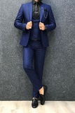 Men's 3 Piece Suit Navy Blue Formal Dinner Suit Slim Fit Suit Wedding Suit Gift For Him