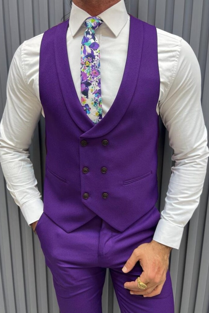 Men s Three Piece Suit Purple Wedding Suit Dinner Suits SAINLY men-s-three-piece-suit-purple-wedding-suit-dinner-suits-sainly