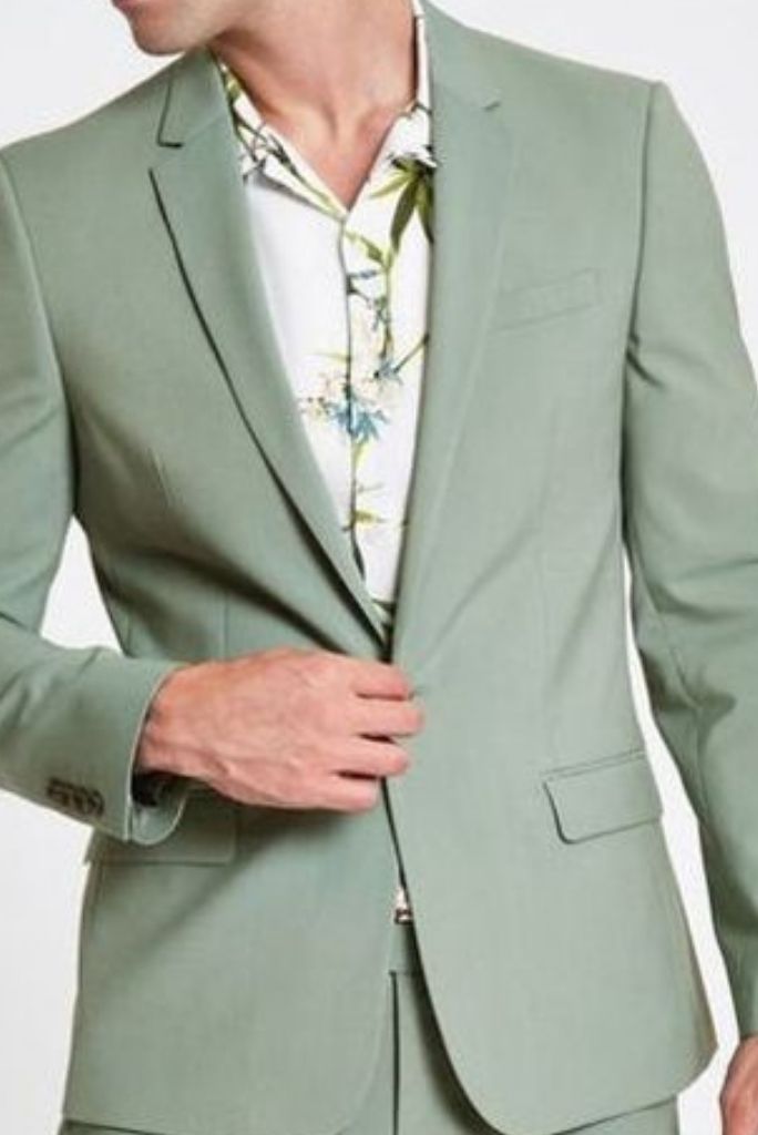 Men Coat Sage Green Slim Fit Elegant Blazer Formal Fashion Coat Wedding Blazer Party Wear Dinner Coat Stylish Coat Bespoke For Men