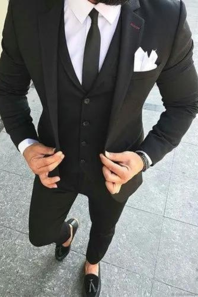 Men's 3 Piece Suit Wedding Suit Formal Slim Fit Suit Sainly