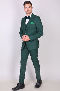 Men Suit Green Tweed Green Suit Winter Wedding Outwear Bespoke Sainly