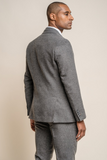 Men Grey Wedding Suit Tweed 3 Piece Suit Winter Suits Sainly