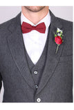 Men Grey Suit Tweed Grey Suit Winter Prom Wear Wedding Grey Suit Sainly