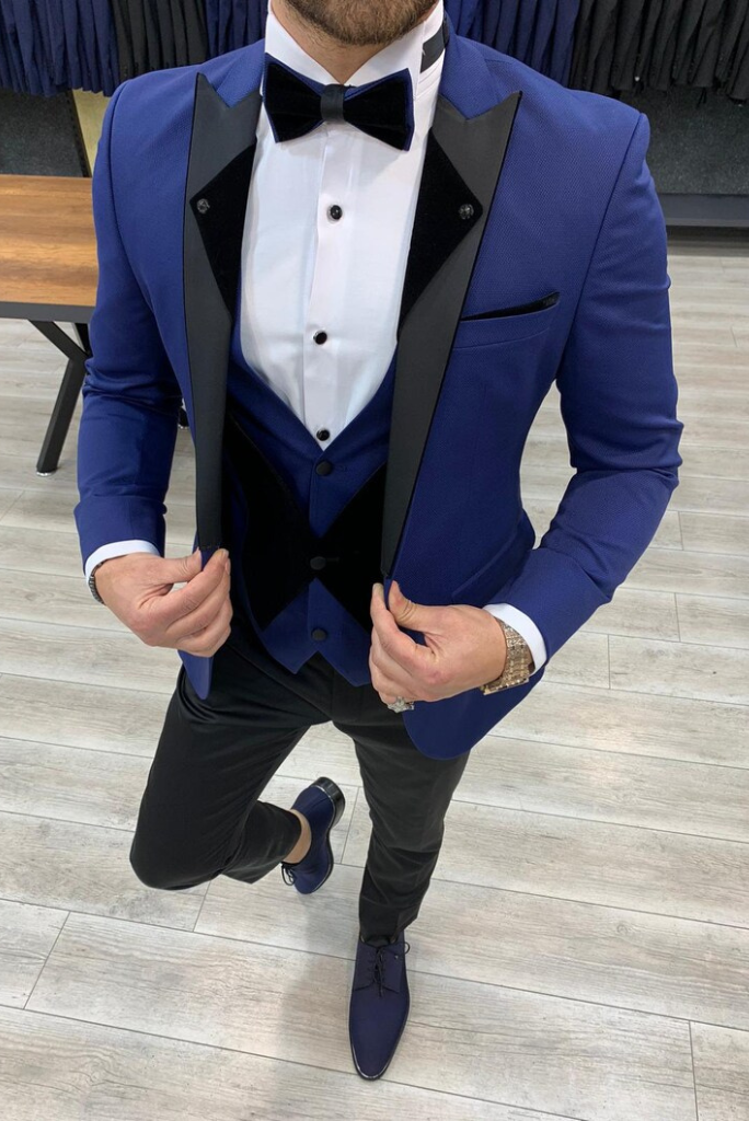 Mens peak 2025 lapel tuxedo