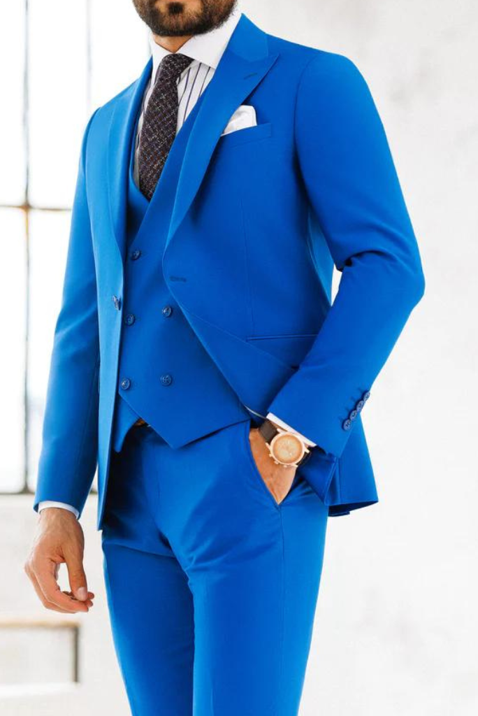 Slim Fit Italian Wedding Set For Coat Suit For Men, Double Breasted Vest,  And Pants Formal Groom Tuxedo 2023 From Longan08, $109.34 | DHgate.Com