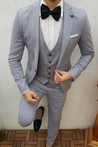 Men Three Piece Suit Wedding Suit Formal Slim Fit Suit Sainly