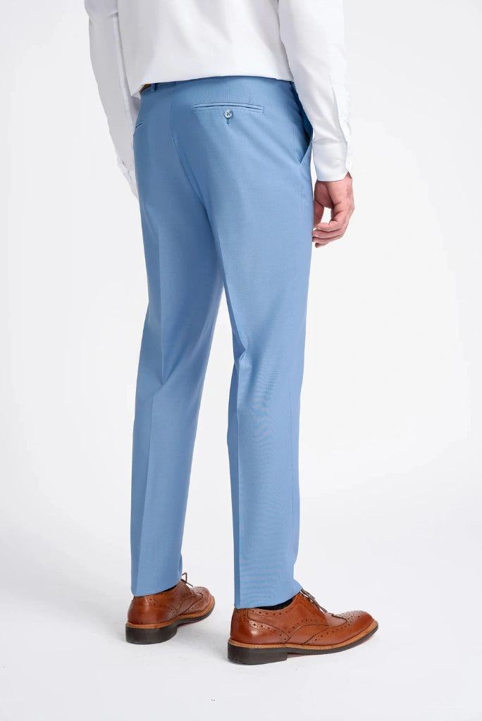 light blue dress pants outfit Light blue pants to freshen up my office style. I already own these high waisted work pants in white and black, but this periwinkle pair is perfect for spring!, How to shop:, 1 Comment LINK and