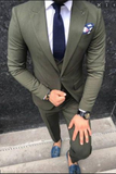 Men Green Suit 3 Piece Wedding Suit Bespoke Tailoring Sainly