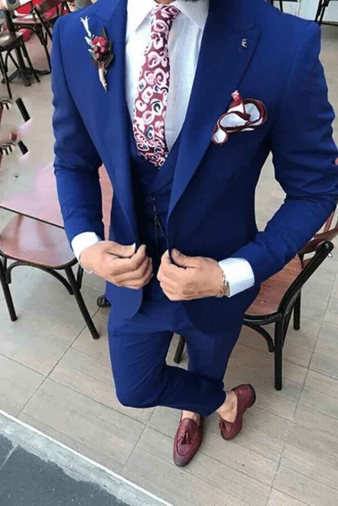Buy royal blue coat pant matching shirt Cheap Sale