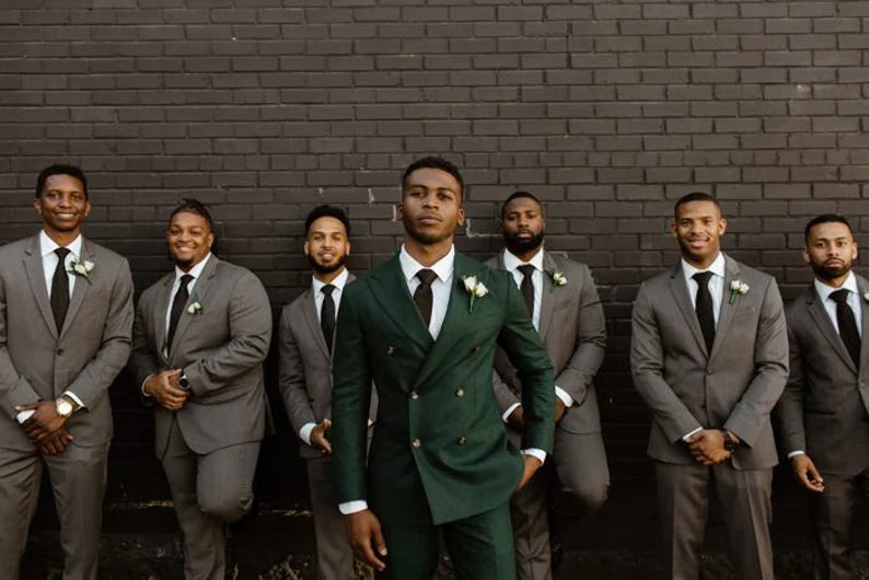 Wearing green at a 2025 wedding