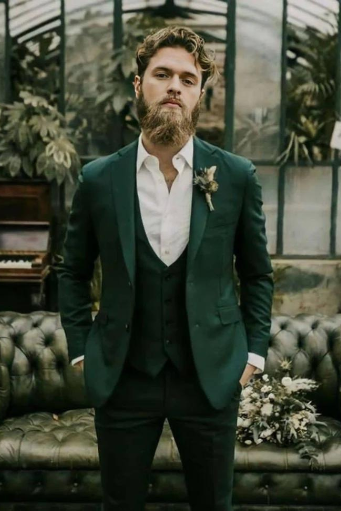 Men Emerald 3 Piece Suit | Green Wedding Suit | Dinner Suit | Sainly Men Emerald 3 Piece Suit | Green Wedding Suit | Dinner Suit | Sainly