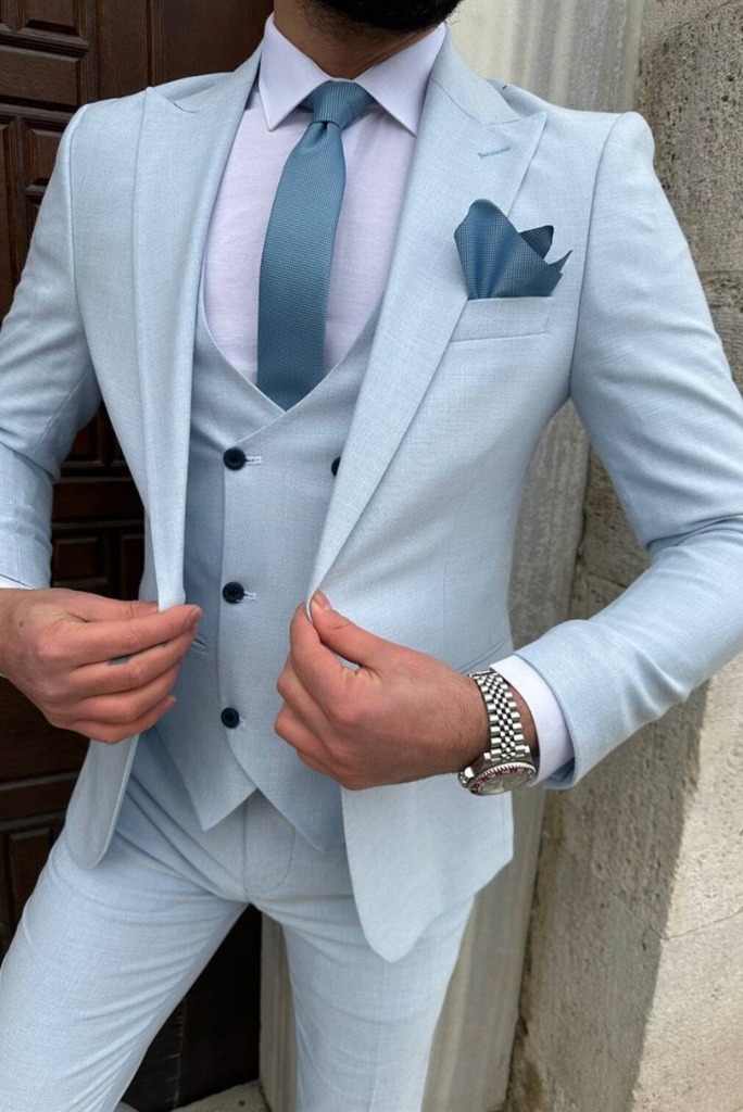 Dark Royal Blue Slim Fit Men Dress Suits Groom wedding tuxedos 2 Piece |  Wedding suits men blue, Blue suit men, Dress suits for men