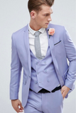 mens there piece suit purple wedding suits slim fit suits sainly
