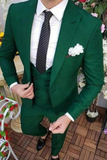Men 3 Piece Suit | Emerald Green Suit | Dinner Suit | Sainly 