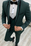Men Tuxedo Wedding Green Suits
