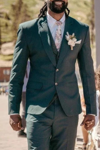 Men Green Tweed Suit | Winter Wedding suit | Dinner Suits | Sainly