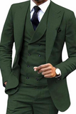 Men 3 Piece Suit | Green Wedding Suit | Party Wear Suit | Sainly