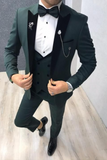 Men Suits Green 3 Piece | Slim Fit Formal Suit | Wedding Suit | Sainly