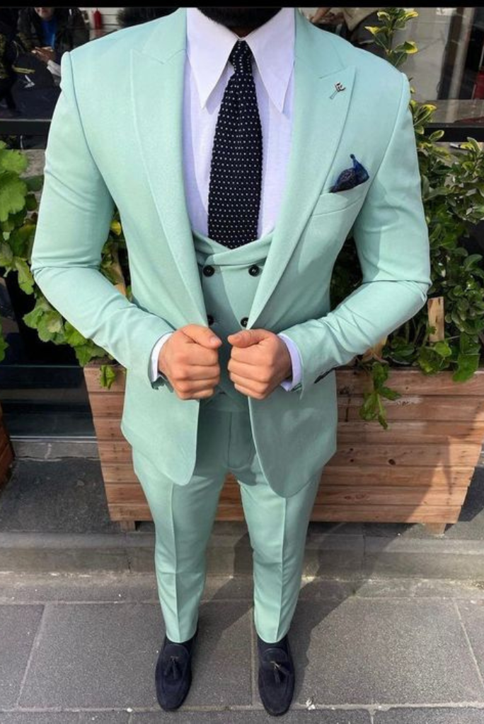 Green Coat Coat Pant Ka Catalogue Sea Green Coat Pant With Turban