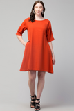 Women Orange Dress