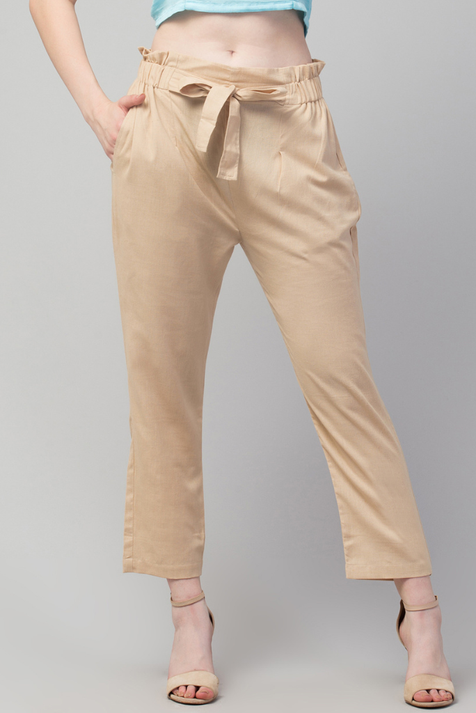 Buy GLOBAL DESI Womens Printed Ankle Length Pants | Shoppers Stop