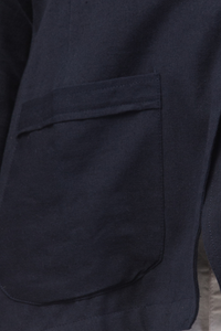 Women Office Wear Three Quarter Sleeve Blazer One Button Blazer With Front pocket Black Blazer