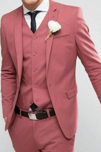 Men Wedding Onion Pink Suits