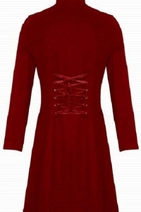 Men Red Tailcoat | Vintage Tail Coat | Matrix Coat | Sainly
